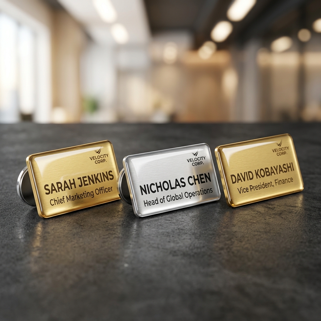 Customized Name Badge samples